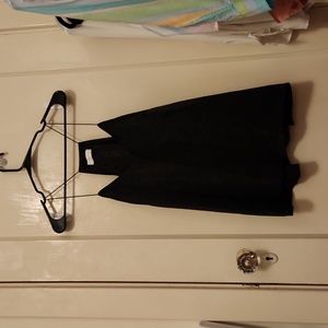 ISALIS black satin racerback top